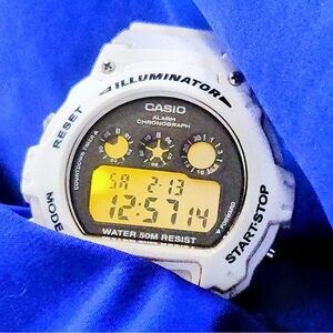 Casio Vintage White Sports Multifunction Men's Watch
